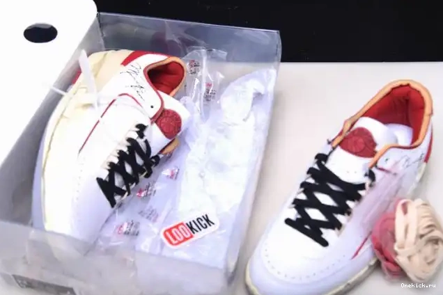 One Kick White 2 Low Retro Red Off-White Jordan SP DJ4375-106 0625